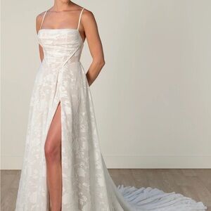 Stella York Boho Floral Wedding Dress